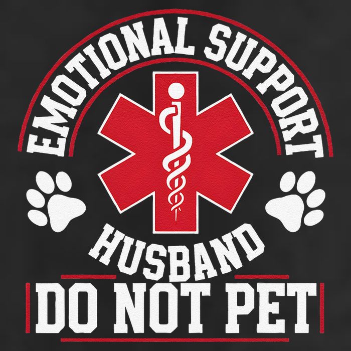 Emotional Support Husband Do Not Pet Cool Comfort Performance Bucket Hat