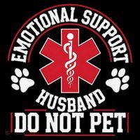 Emotional Support Husband Do Not Pet Impact Tech Backpack