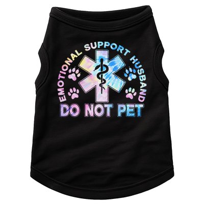 Emotional Support Husband Do Not Pet Tie Dye Doggie Tank