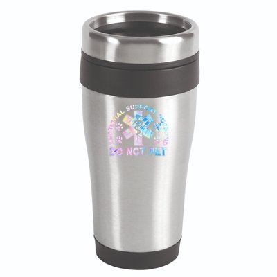 Emotional Support Husband Do Not Pet Tie Dye 16oz Travel Tumbler