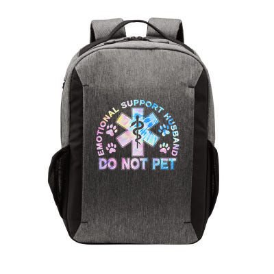 Emotional Support Husband Do Not Pet Tie Dye Vector Backpack