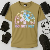 Emotional Support Husband Do Not Pet Tie Dye Performance Shirt