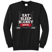 Eat Sleep Hockey Repeat Ice Hockey Player Gift Sweatshirt