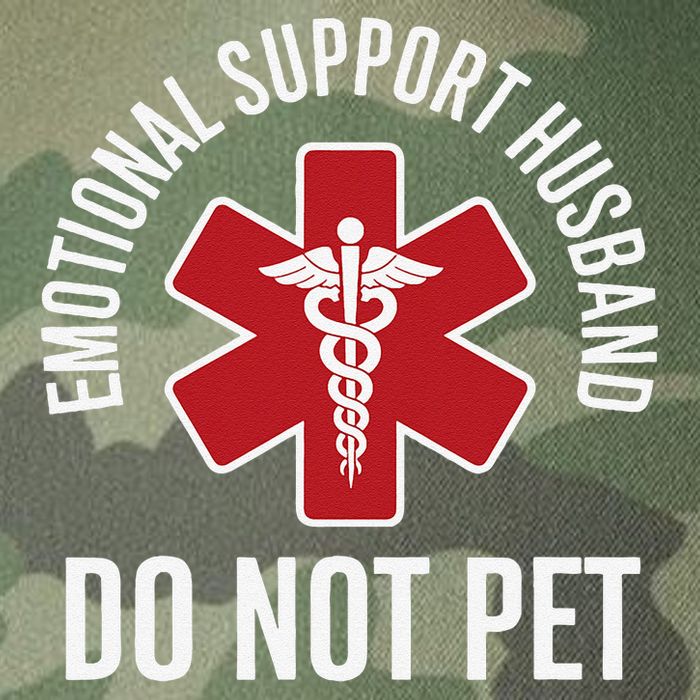 Emotional Support Husband Do Not Pet Legacy Tie Dye Trucker Hat