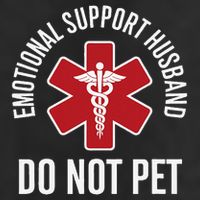Emotional Support Husband Do Not Pet Cool Comfort Performance Bucket Hat