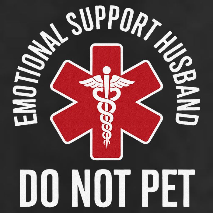 Emotional Support Husband Do Not Pet Cool Comfort Performance Bucket Hat