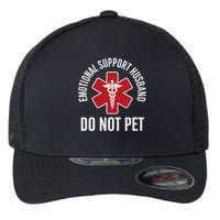 Emotional Support Husband Do Not Pet Flexfit Unipanel Trucker Cap