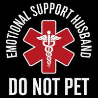 Emotional Support Husband Do Not Pet Wool Snapback Cap