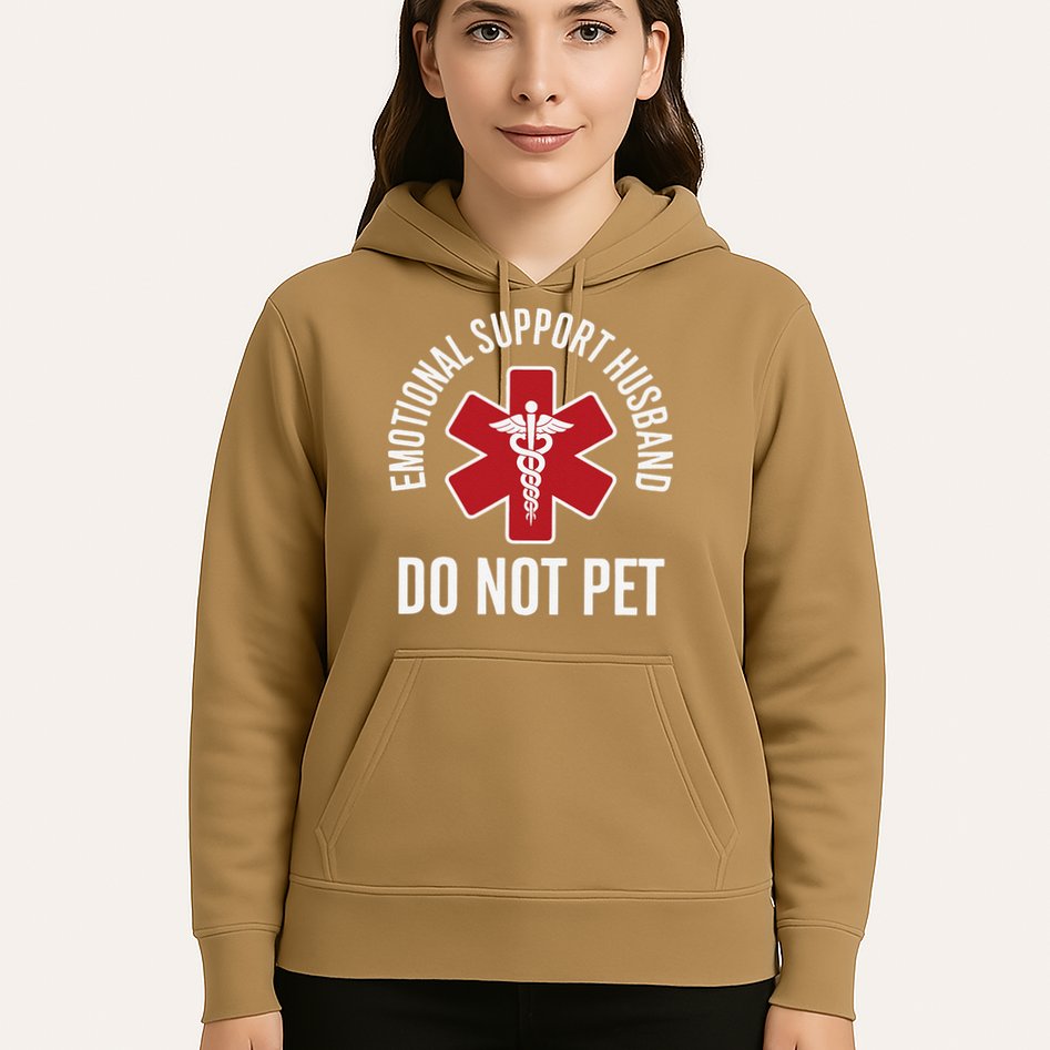 Emotional Support Husband Do Not Pet Hoodie
