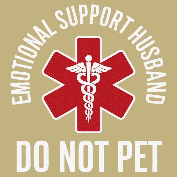Emotional Support Husband Do Not Pet Hoodie