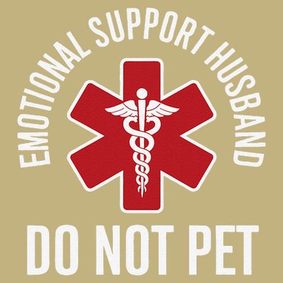 Emotional Support Husband Do Not Pet T-Shirt