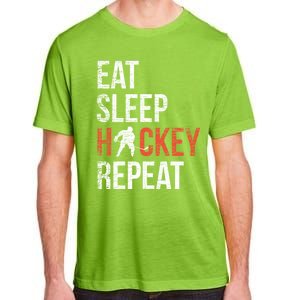 Eat Sleep Hockey Repeat Ice Hockey Gift Adult ChromaSoft Performance T-Shirt