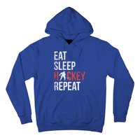 Eat Sleep Hockey Repeat Ice Hockey Gift Hoodie