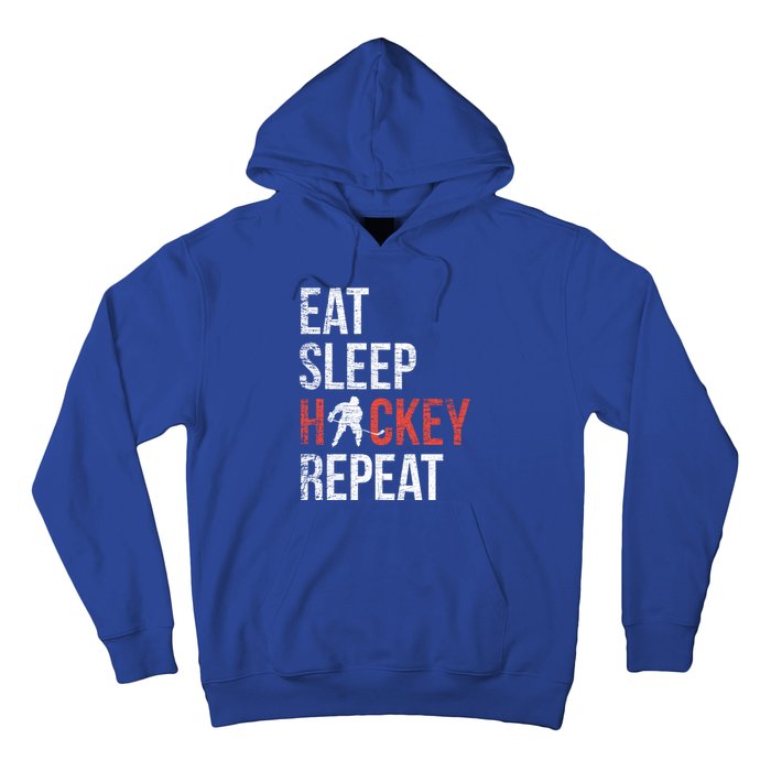 Eat Sleep Hockey Repeat Ice Hockey Gift Hoodie