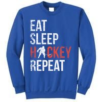 Eat Sleep Hockey Repeat Ice Hockey Gift Sweatshirt