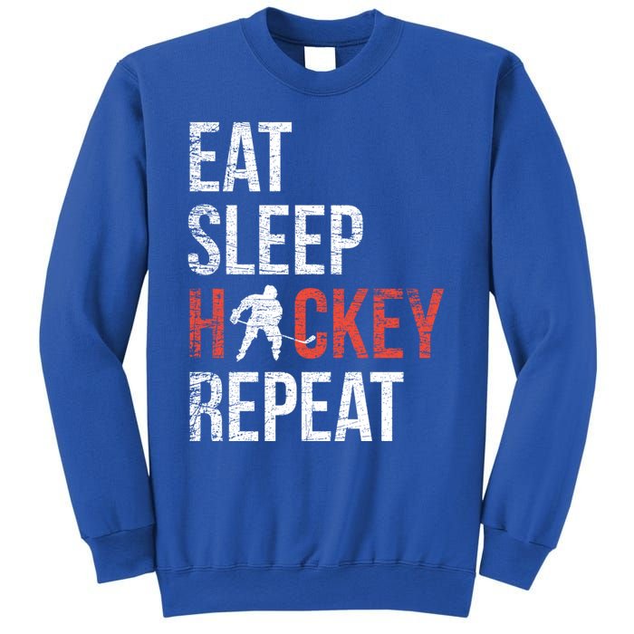 Eat Sleep Hockey Repeat Ice Hockey Gift Sweatshirt