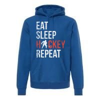 Eat Sleep Hockey Repeat Ice Hockey Gift Premium Hoodie