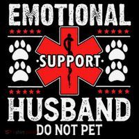 Emotional Support Husband Do Not Pet Impact Tech Backpack