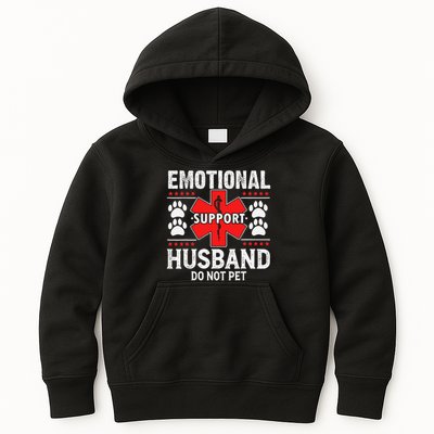 Emotional Support Husband Do Not Pet Kids Hoodie