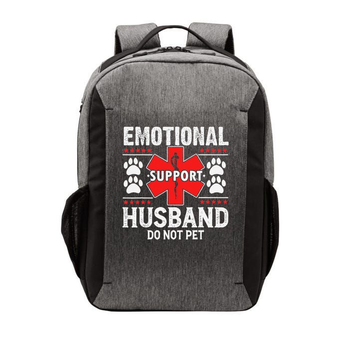 Emotional Support Husband Do Not Pet Vector Backpack