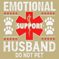 Emotional Support Husband Do Not Pet Button
