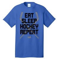 Eat Sleep Hockey Repeat Funny Sport Player Gift Tall T-Shirt