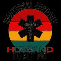 Emotional Support Husband Do Not Pet Funny women Impact Tech Backpack