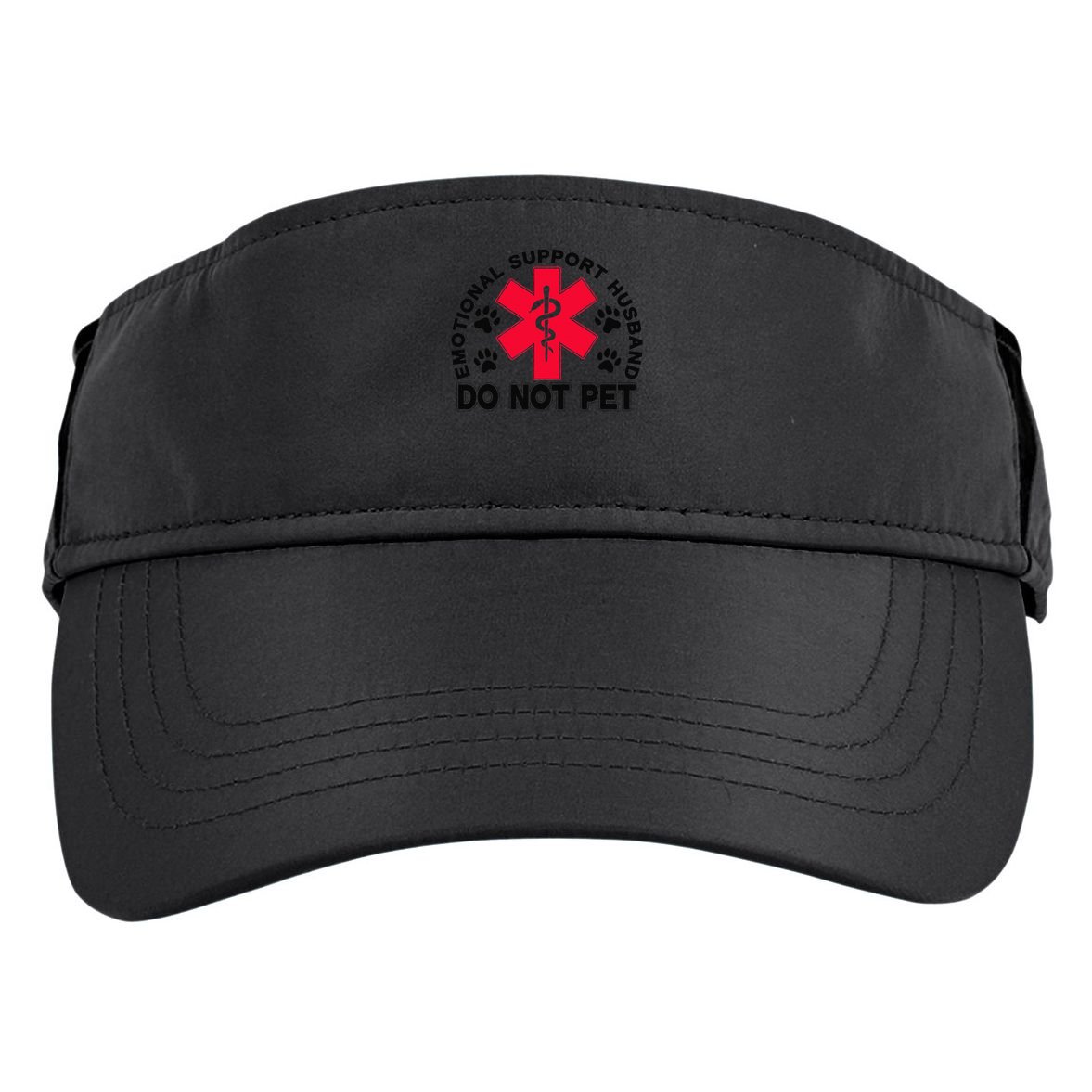 Emotional Support Husband Do Not Pet Adult Drive Performance Visor