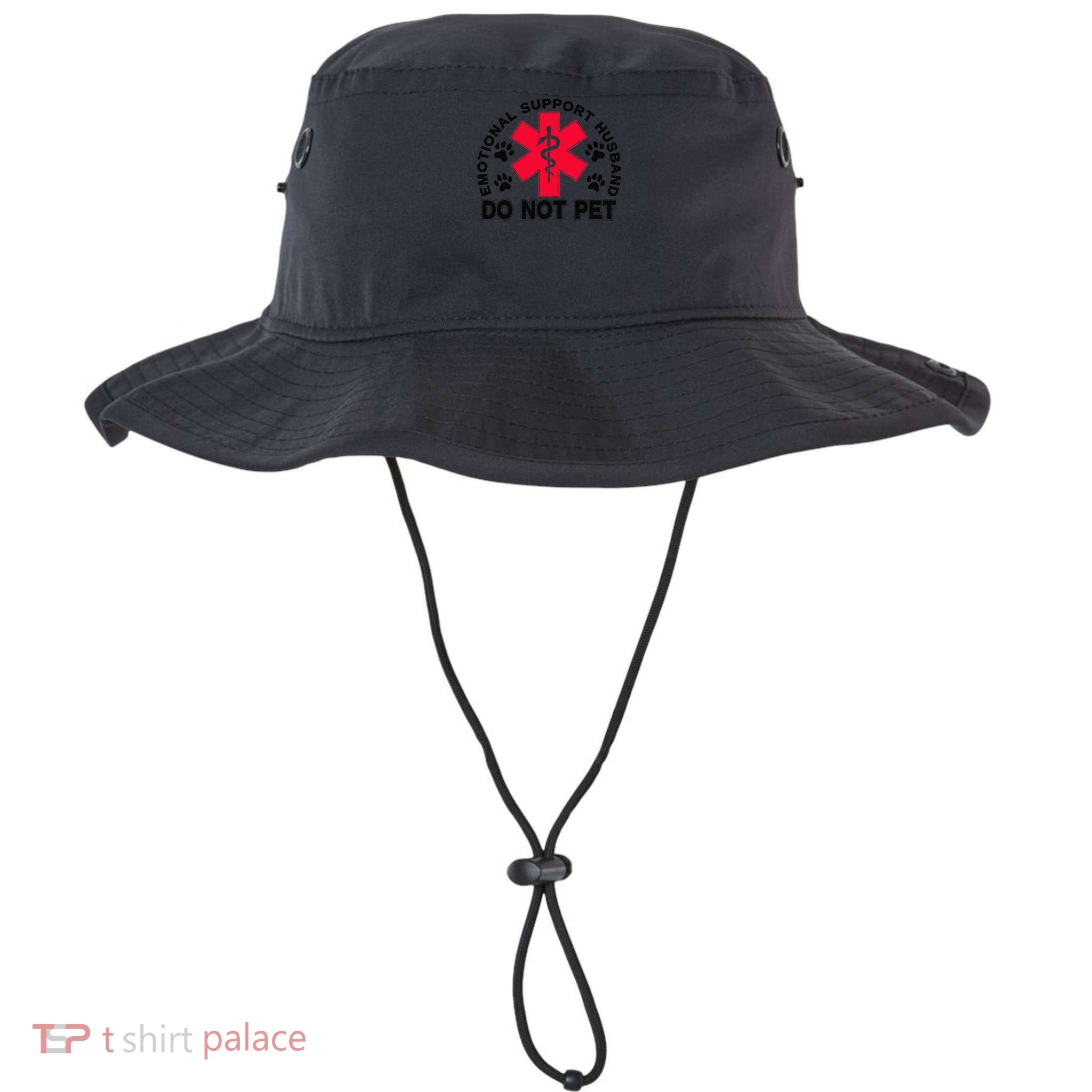 Emotional Support Husband Do Not Pet Bucket Hat