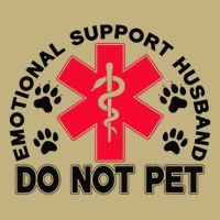 Emotional Support Husband Do Not Pet Button