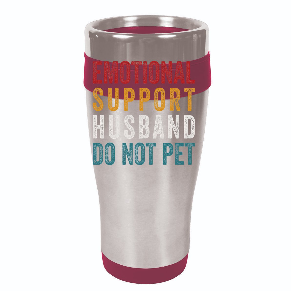 Emotional Support Husband Do Not Pet Funny Husbands V-Neck T-Shirt