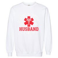 Emotional Support Husband Do Not Pet Garment-Dyed Sweatshirt