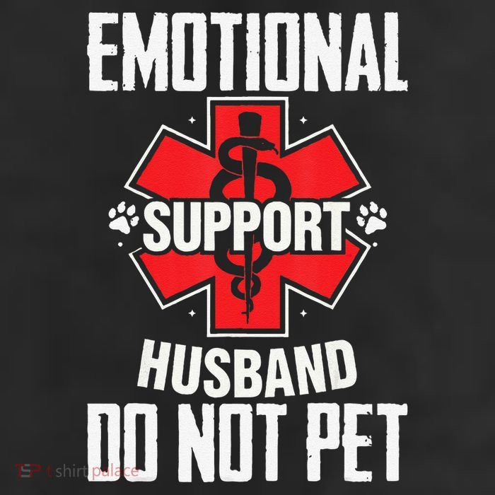 Emotional Support Husband Do Not Pet Cool Comfort Performance Bucket Hat