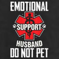 Emotional Support Husband Do Not Pet 15oz Campfire Ceramic Mug