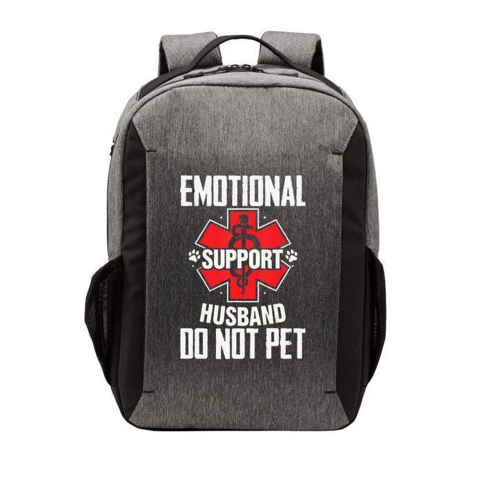 Emotional Support Husband Do Not Pet Vector Backpack