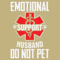 Emotional Support Husband Do Not Pet Sustainable Beanie