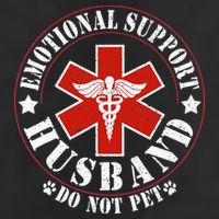 Emotional Support Husband Do Not Pet Funny Husband Adult Drive Performance Visor
