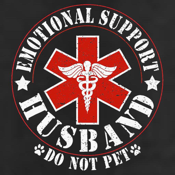 Emotional Support Husband Do Not Pet Funny Husband Adult Drive Performance Visor