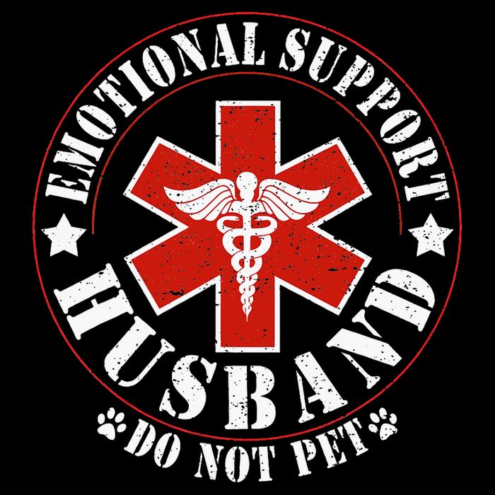 Emotional Support Husband Do Not Pet Funny Husband Visor
