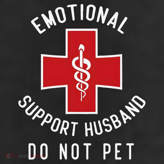 Emotional Support Husband Do Not Pet Funny Cool Comfort Performance Bucket Hat