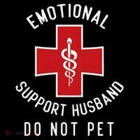 Emotional Support Husband Do Not Pet Funny Mug
