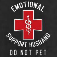 Emotional Support Husband Do Not Pet Funny Beanie