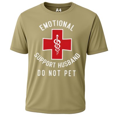 Emotional Support Husband Do Not Pet Funny Performance Shirt