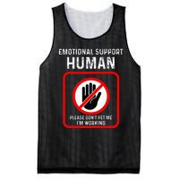 Emotional Support Human Halloween Costume Do Not Pet Me Mesh Reversible Basketball Jersey Tank