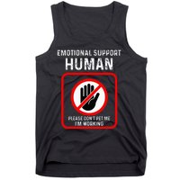 Emotional Support Human Halloween Costume Do Not Pet Me Tank Top