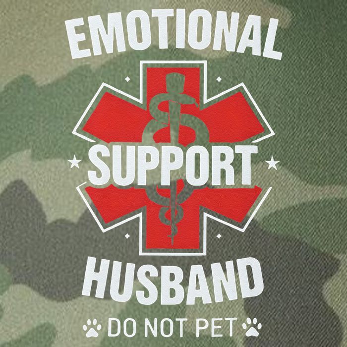 Emotional Support Husband Do Not Pet Legacy Tie Dye Trucker Hat