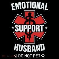 Emotional Support Husband Do Not Pet Mug