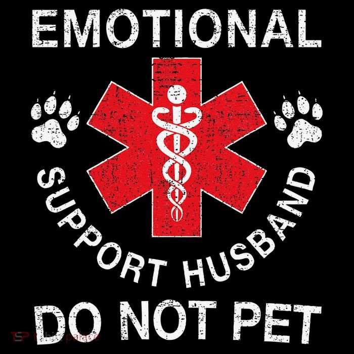 Emotional Support Husband Do Not Pet Impact Tech Backpack