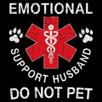 Emotional Support Husband Do Not Pet Wool Snapback Cap