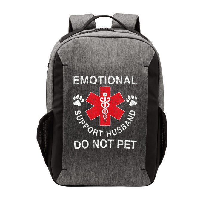 Emotional Support Husband Do Not Pet Vector Backpack